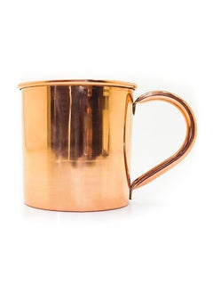 BarPros Pure copper Moscow mule mug with handle 14oz  - Image 1