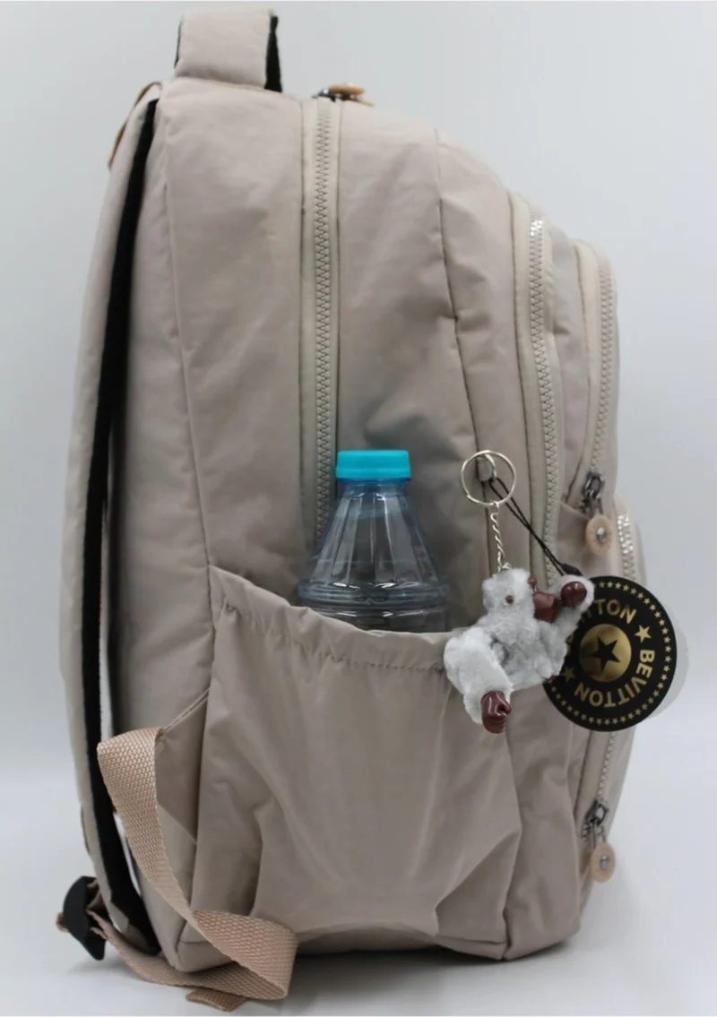 بيفيتون Crinkle Water Resistant Fabric Large Size Backpack Travel and School Bag / 2100