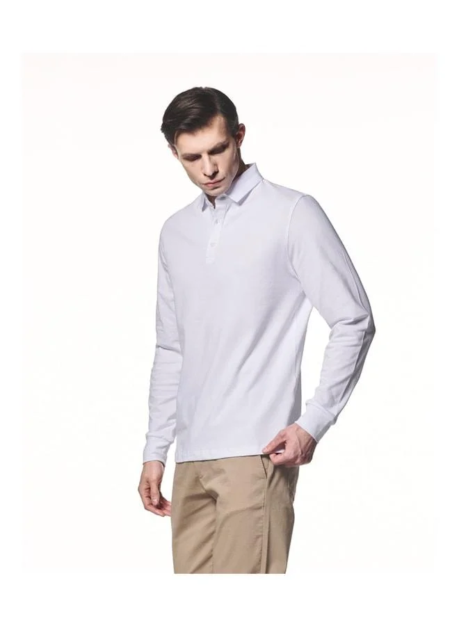 Liwali  Long Sleeve Polo Collar T-Shirt. for Men | Best Price UAE