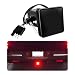 MUQIDA 15 LED Brake Light Trailer Hitch Cover Super Bright Automotive Lens Square Tail Light Waterproof Tow Hitch Brake Turn Lights Universal Fit 2 Receiver Car Accessories - Image 2
