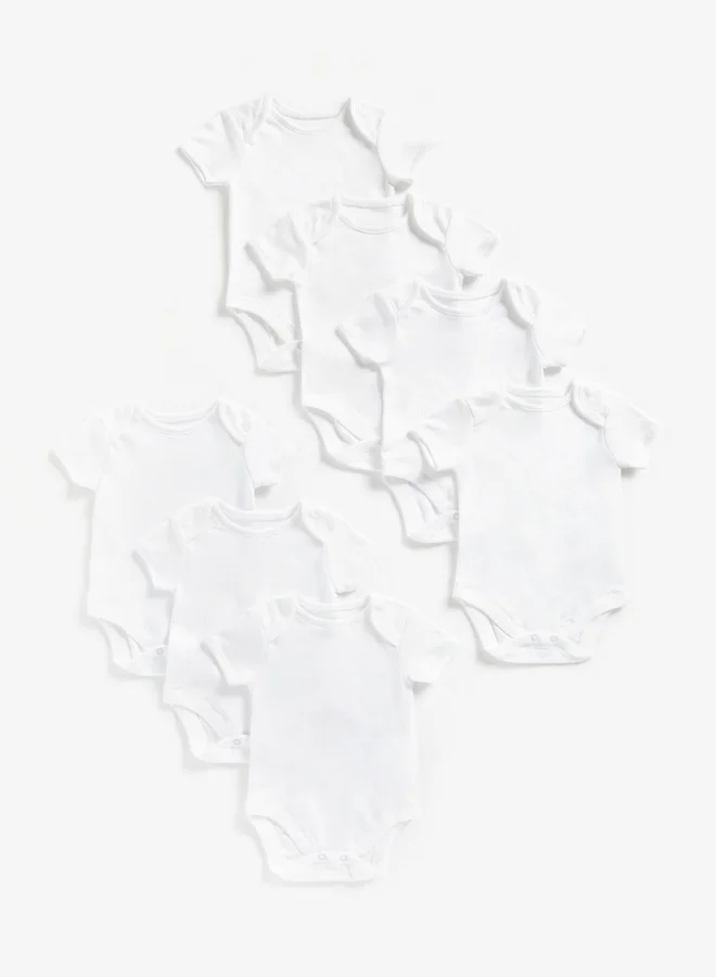 مذركير بودي سوت أبيض بأكمام قصيرة  قطع