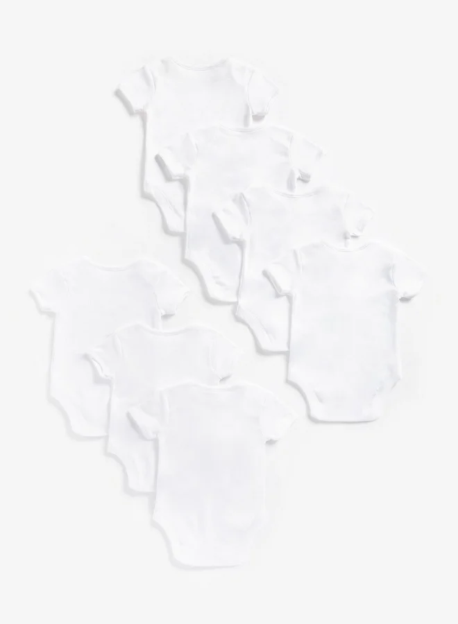 مذركير بودي سوت أبيض بأكمام قصيرة  قطع