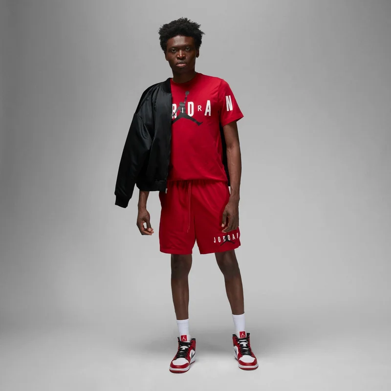 Jordan Red Men's Air Stretch T-Shirt for Men | Best Price UAE