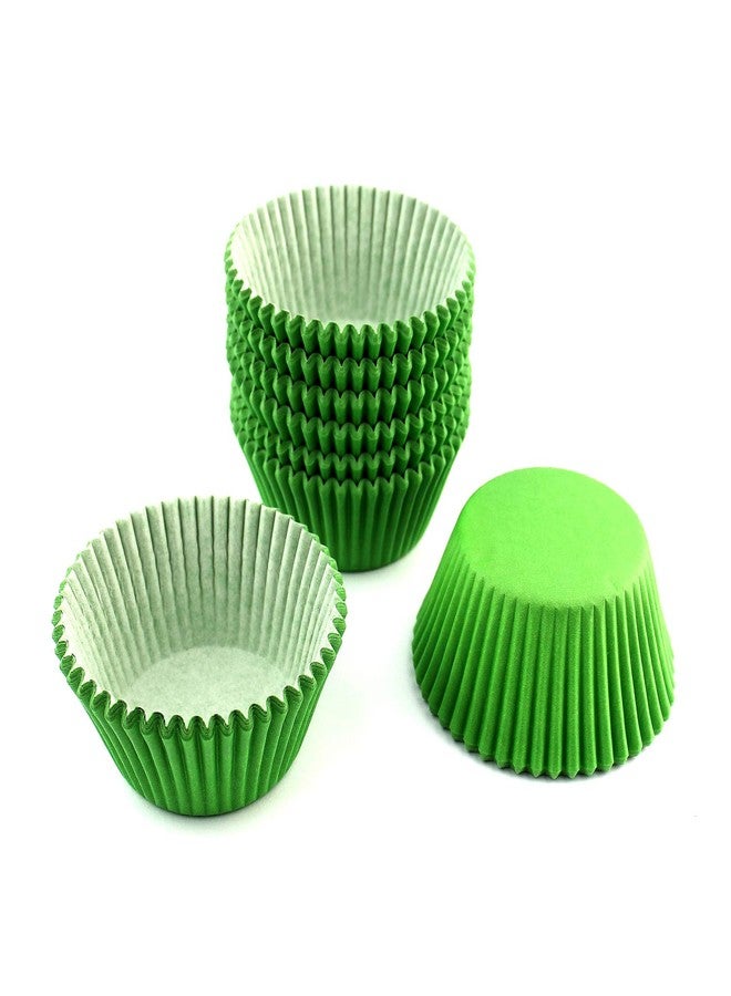 Eoonfirst Standard Size Baking Cups Christmas Day Party Cupcake Liners 200 Pcs (Green) - Image 2