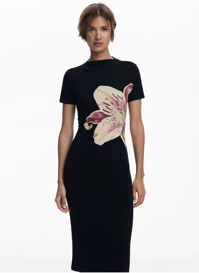 DESIGUAL Orchid Maxi Dress