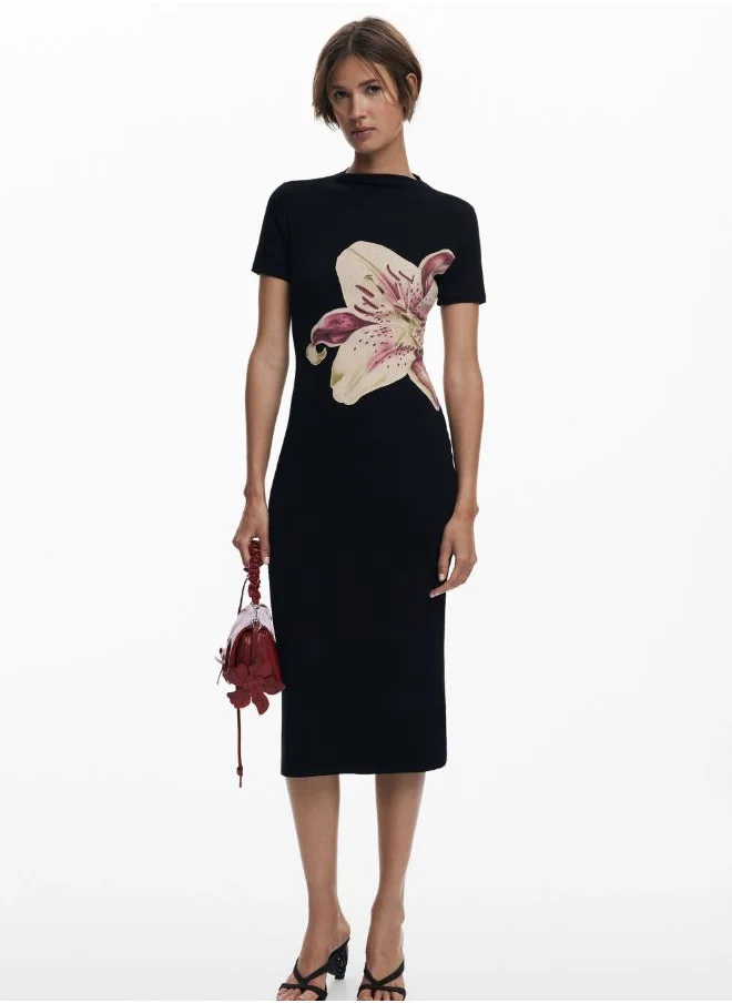 DESIGUAL Orchid Maxi Dress