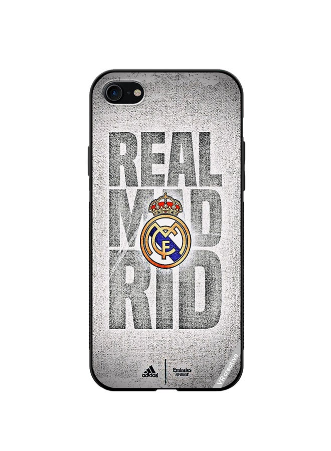 VR CREATIVE Protective Case Cover For Apple iPhone 7/8/SE 2020 Real Madrid Logo Design Multicolour - Image 1