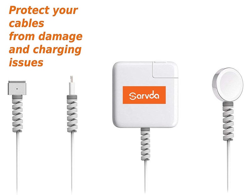 Sarvda Cable Protector For Cables Cable Protector For Wires Earphone USB Charging Data Cable Mobile Accessories Lightning Cable Protector Protective Cable Cover Suit for All Phones