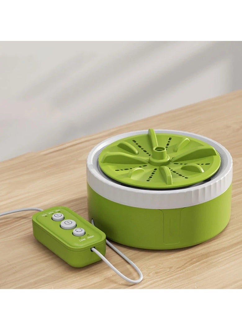 Mini Portable Washing Machine with 3 Speed ​​Timer USB Rotating Turbine Underwear Washing Machine Socks Washer for Travel - Image 1