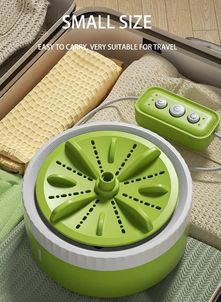 Mini Portable Washing Machine with 3 Speed ​​Timer USB Rotating Turbine Underwear Washing Machine Socks Washer for Travel - Image 2