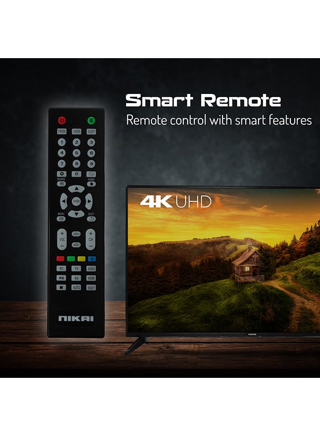 NIKAI 58 Inch 4K UHD Smart Android LED TV | Android OS | Smart Apps including Twitter, Facebook, and Skype | Built-In Wi-Fi & DLNA | 3 HDMI 2 USB | Quad-Core Processor | 60Hz | Model Year 2019 | 2 Year Warranty - UHD60SLED1-A/UHD60SLED2/UHD60SLED-FL Gamut - Image 5