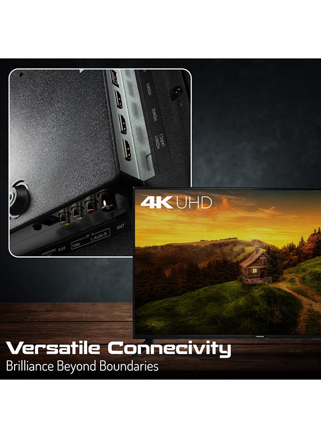 NIKAI 58 Inch 4K UHD Smart Android LED TV | Android OS | Smart Apps including Twitter, Facebook, and Skype | Built-In Wi-Fi & DLNA | 3 HDMI 2 USB | Quad-Core Processor | 60Hz | Model Year 2019 | 2 Year Warranty - UHD60SLED1-A/UHD60SLED2/UHD60SLED-FL Gamut - Image 4