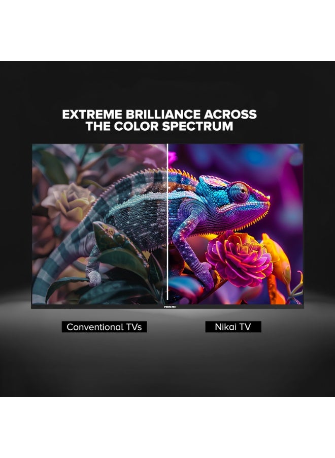 نيكاي تلفزيون نيكاي ذكي LED مقاس 58 بوصة بدقة 4K UHD | نظام أندرويد | تطبيقات ذكية تشمل تويتر وفيسبوك وسكايب | واي فاي وDLNA مدمجان | 3 منافذ HDMI و2 USB | معالج رباعي النواة | معدل تحديث 60 هرتز | ضمان سنتين | UHD60SLED1-A / UHD60SLED2 / UHD60SLED-FL Gamut UHD60SLED1-A/UHD60SLED2/UHD60SLED-FL أسود - Image 4