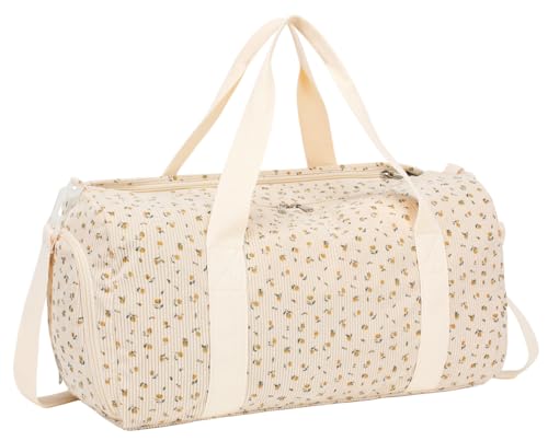 BTOOP Duffle Bag for Gym Sports Women Girls Workout Travel Bag Weekender with Shoe Compartment and Wet Pocket - Image 1