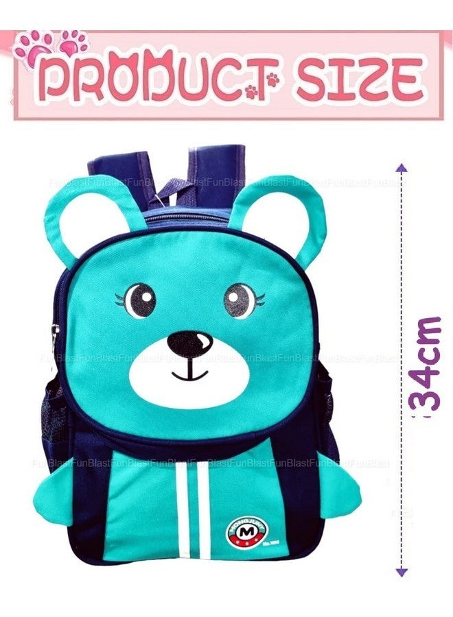 FunBlast School Bag for Boys and Girls - Kids School Bag for 3-7 Years old Kids Boys Girls, Cartoon print Lightweight Bagpack for School Going Children, Picnic Bags for Kids (Bear-Grey) - Image 5