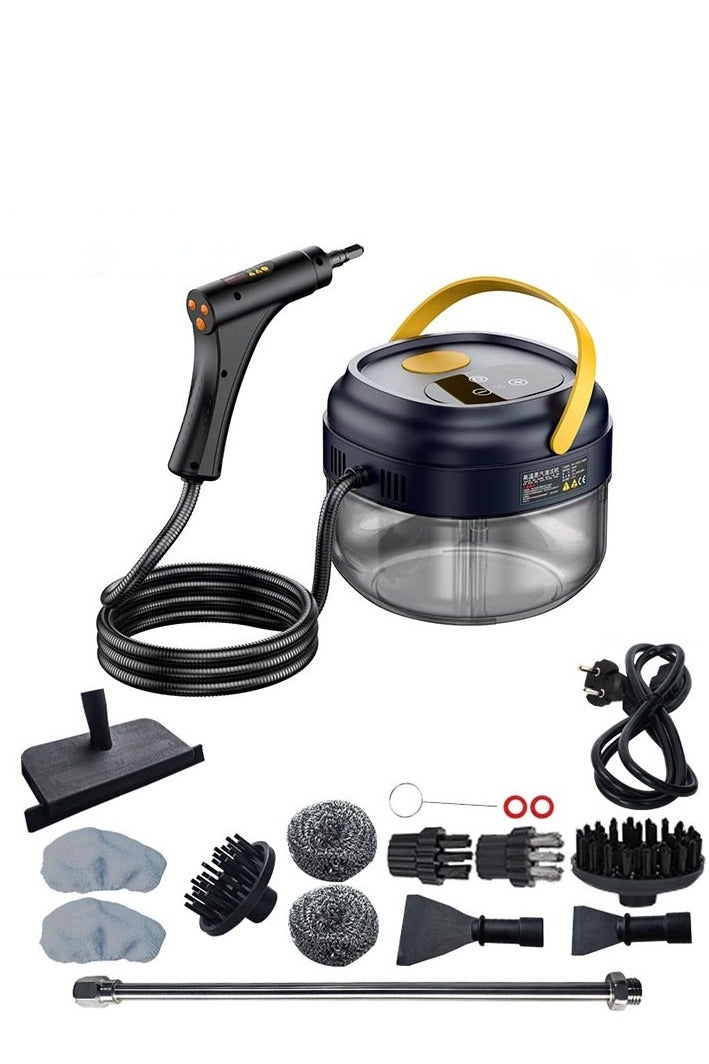 AiQi 1500ML Large Tank Handheld Steam Cleaner – 3-5BAR High Pressure, 105℃+ Steamer with 3 Brushes, 6-Speed Touch Control for Home/Car/Kitchen Deep Cleaning - Image 1