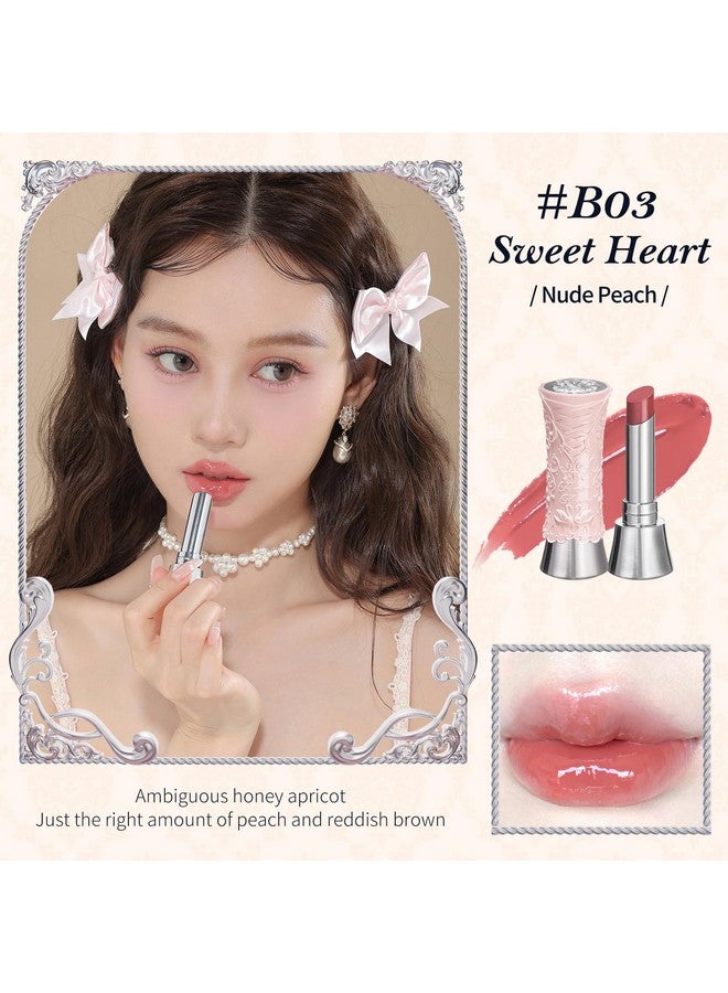 فلاور نوز ملمع شفاه ثابت من فلاور نوز سوان باليه شاين - مرطب شفاه ملون - ملمع شفاه مرطب في بلسم - مكياج شفاه يدوم طويلاً للفتيات والنساء، نباتي وخالٍ من القسوة (B03 سويت هارت) - Image 5
