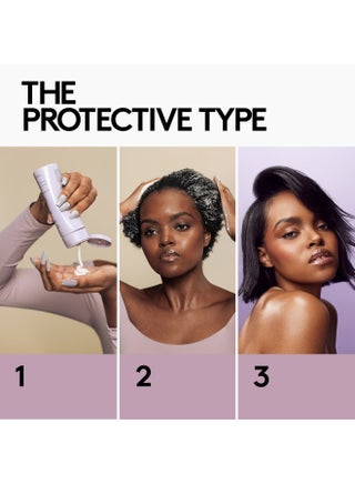 The Protective Type 5-in-1 Heat Protectant 90ml | Travel-Size Multi-Benefit Heat Protection Spray for Smooth Frizz-Free Styling | Shields Hair from Heat Damage Up to 450°F for All Hair Types | Portable Heat Protectant - view 2