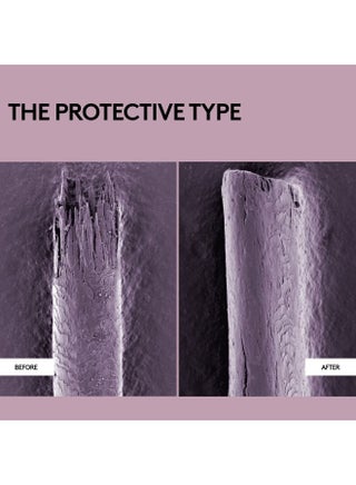 The Protective Type 5-in-1 Heat Protectant 90ml | Travel-Size Multi-Benefit Heat Protection Spray for Smooth Frizz-Free Styling | Shields Hair from Heat Damage Up to 450°F for All Hair Types | Portable Heat Protectant - view 4