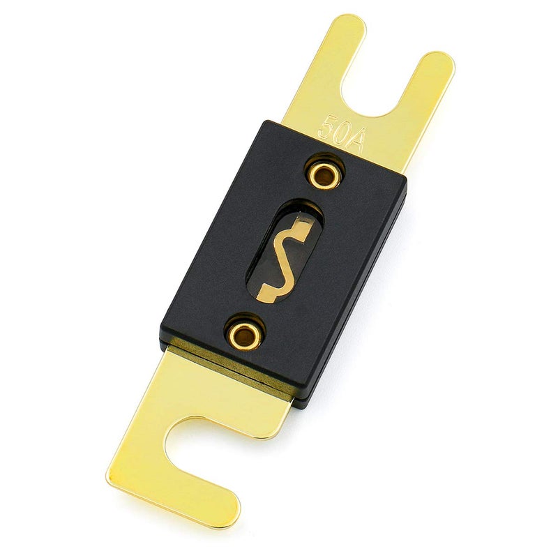 Baomain طقم حامل فيوز ANL 50A مع 3 فيوزات – لنظام الصوت في السيارة وأنظمة 12V/24V (50 أمبير) - Image 4
