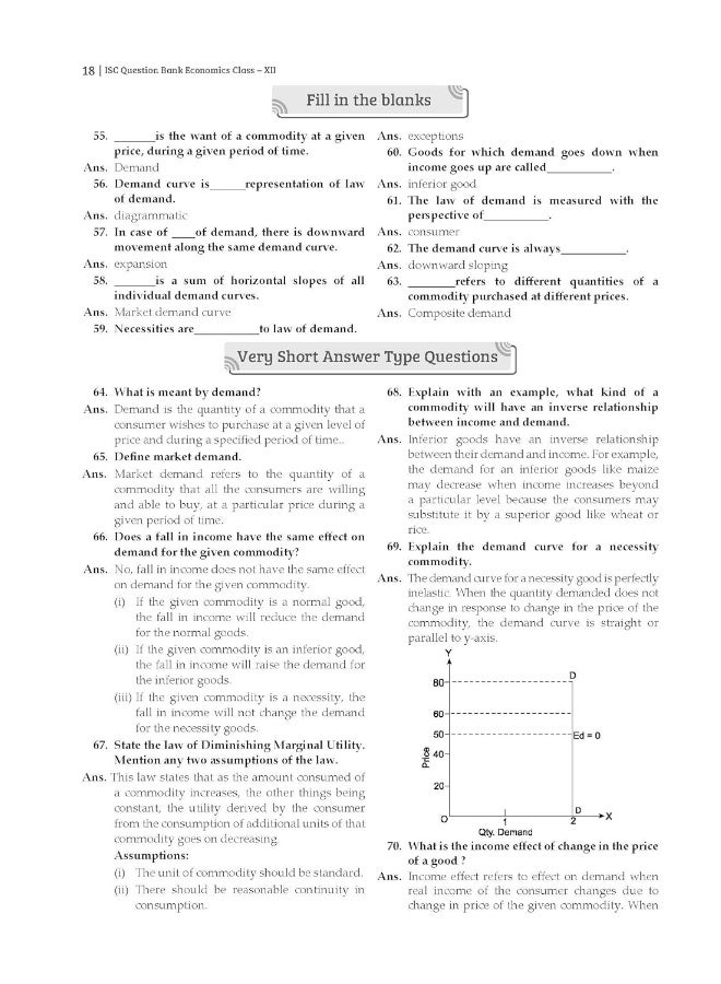 Oswal - Gurukul Economics Most Likely Question Bank for ISC Class 12 Exam 2023 - Chapterwise & Categorywise, New Paper Pattern (MCQs, Case, A&R Based, Previous Years' Board Qs), Answering Tips