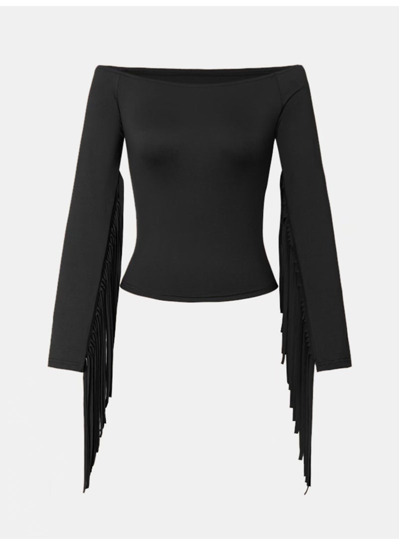 general Retro Western Style Flowy Loose Top T-Shirt - Image 2