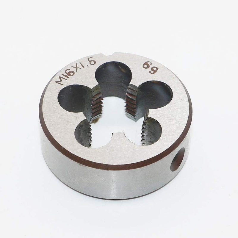LingGan HSS 16mm X 1.5 Metric Right Hand Round Die, Machine Thread Die M16 X 1.5mm Pitch for Mold Machining, Alloy Steel, It Can Process Steel, Cast Iron, Copper And Aluminum. - Image 2