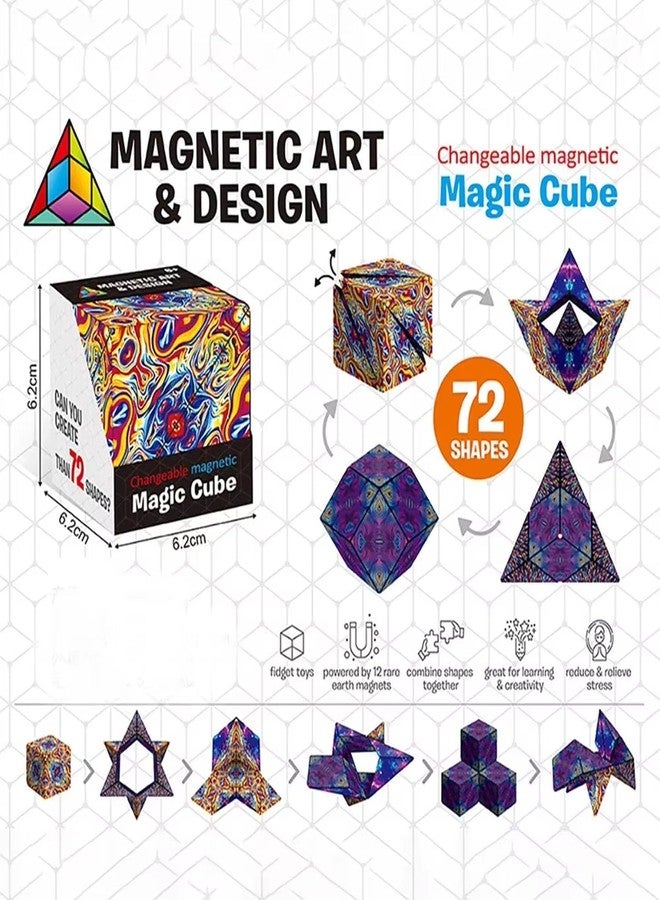 GOPIKRISHNA Shape Shifting Box, Extraordinary 3D Cube, Transforming Cubes Puzzle for Trainning The Brain - Image 4