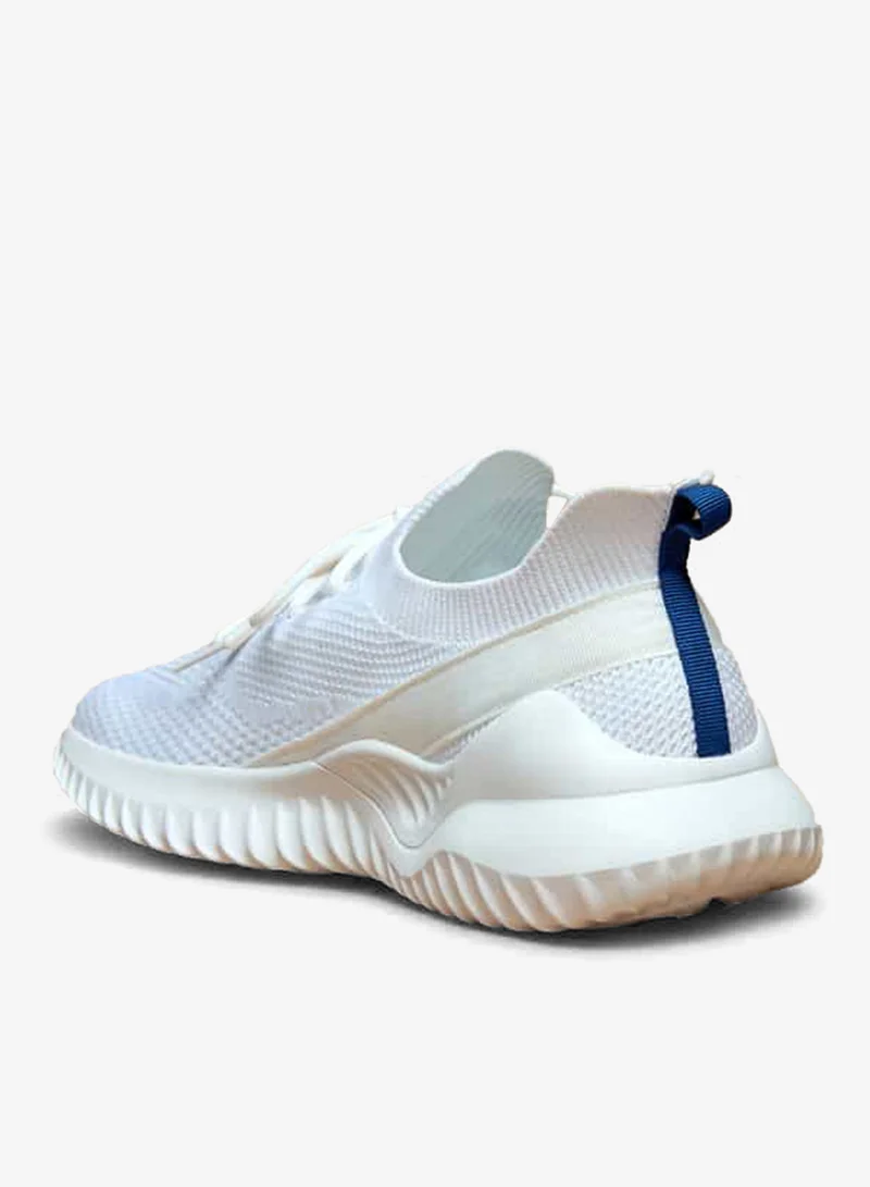 شو اكسبرس حذاء رياضي رجالي سليب أون بطبعة شعار وتفاصيل دانتيل