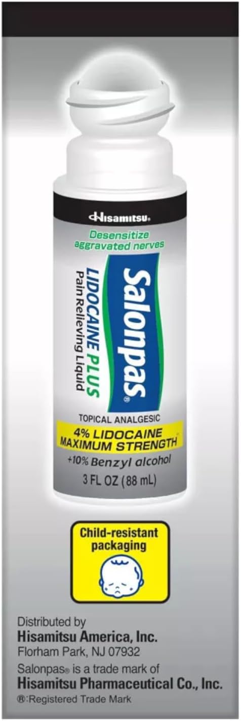 Salonpas LIDOCAINE Plus Pain Relieving Liquid Pack of 2 - Image 3