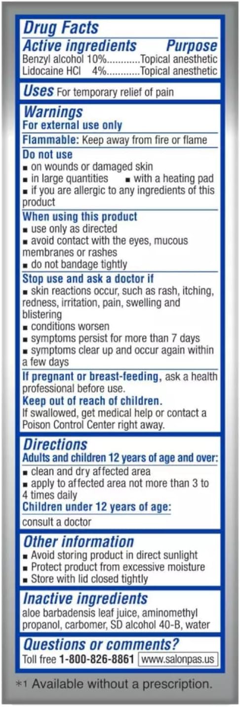 Salonpas LIDOCAINE Plus Pain Relieving Liquid Pack of 2 - Image 2