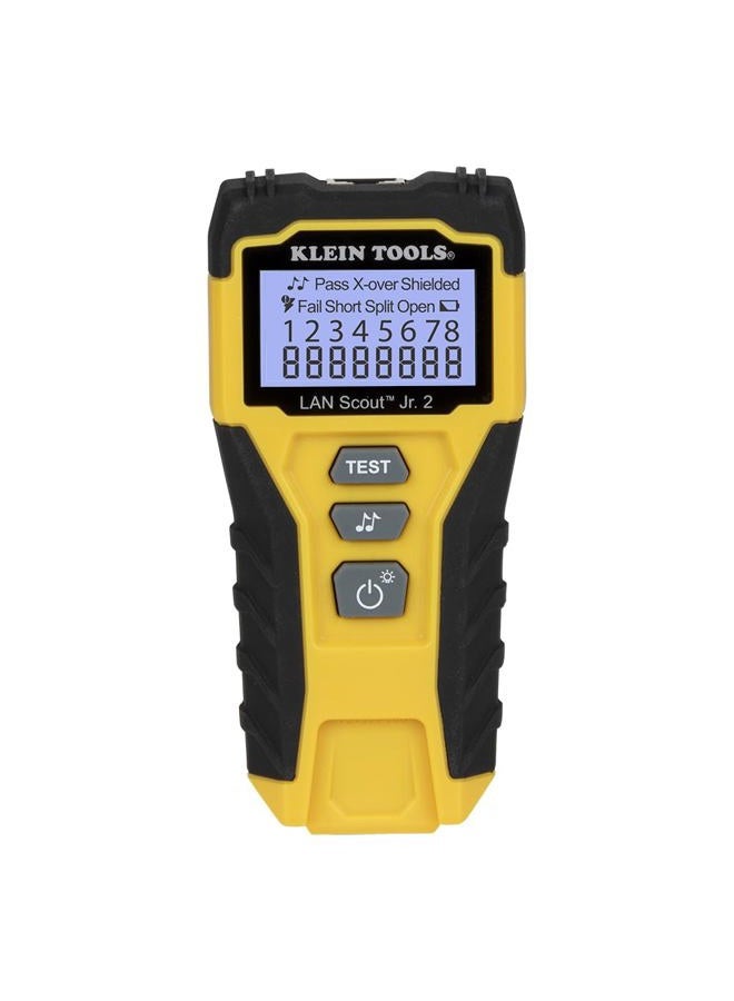 Klein Tools Cable Tester, LAN Scout Jr. 2 Ethernet Cable Tester for CAT 5e, CAT 6/6A Cables with RJ45 Connections VDV526-200 - Image 1
