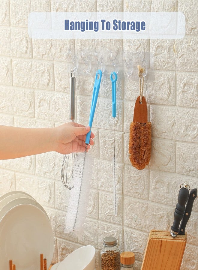 Hiware 16" Bottle Brush Cleaner for Water Bottle - Long Handle Bottle Brush for Cleaning Narrow Neck Sport Bottles,Beer Bottle and Jugs, Set of 2 - Image 5