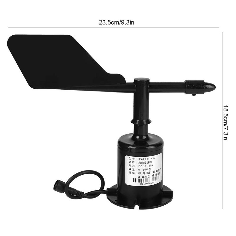 مستشعر مقياس شدة الرياح من البولي كربونات 0-10 فولت 8 اتجاهات لمحطة الطقس الدفيئة الشحن - Image 3