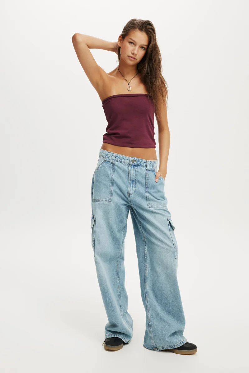 كوتون اون جينز كارجو مريح