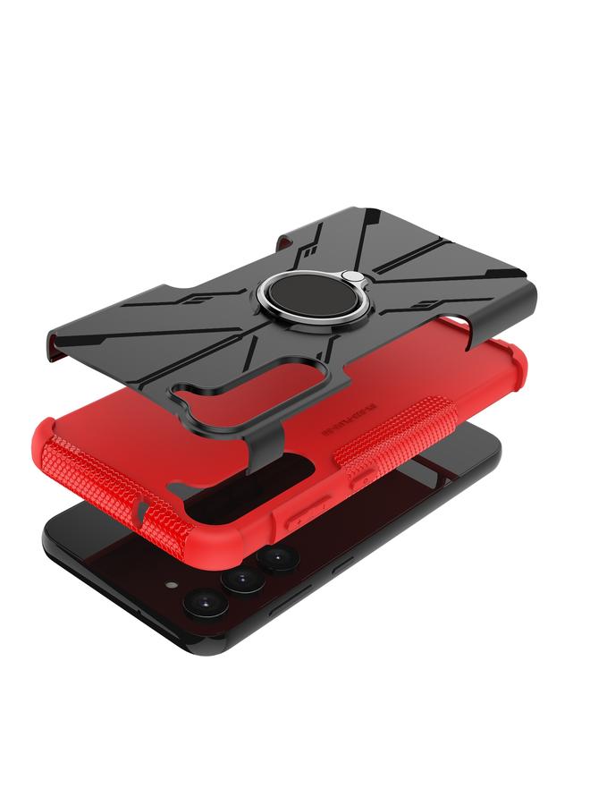 S-TOP Case For Samsung Galaxy S23+ 5G Armor Bear Shockproof PC + TPU Phone Case with Ring - Image 5