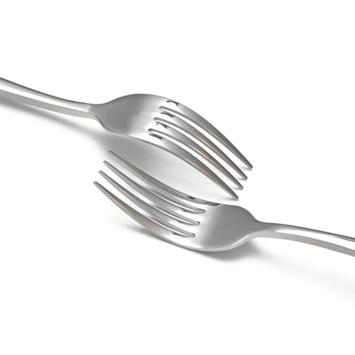 Remoxye 8-Piece Dinner Forks Set, Food Grade Stainless Steel Silverware Fork, Flatware Forks Use for Home, Kitchen, Restaurant, Dishwasher safe - 8.1 Inches - Image 3