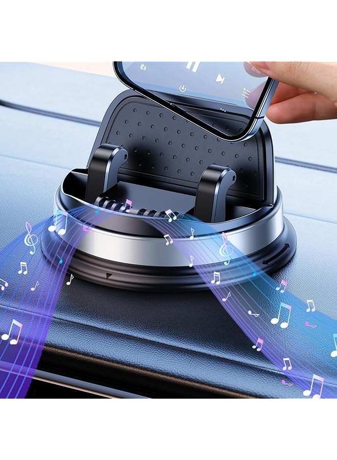 Green Tiger Dashboard Cell Phone Car Mount, Multifunctional Car Dash Mobile Phone Holder, 360 Rotatable Non Slip Mat Universal Car Phone Stand Hands Free, Compatible with iPhone, Samsung, Google, Android - Image 1