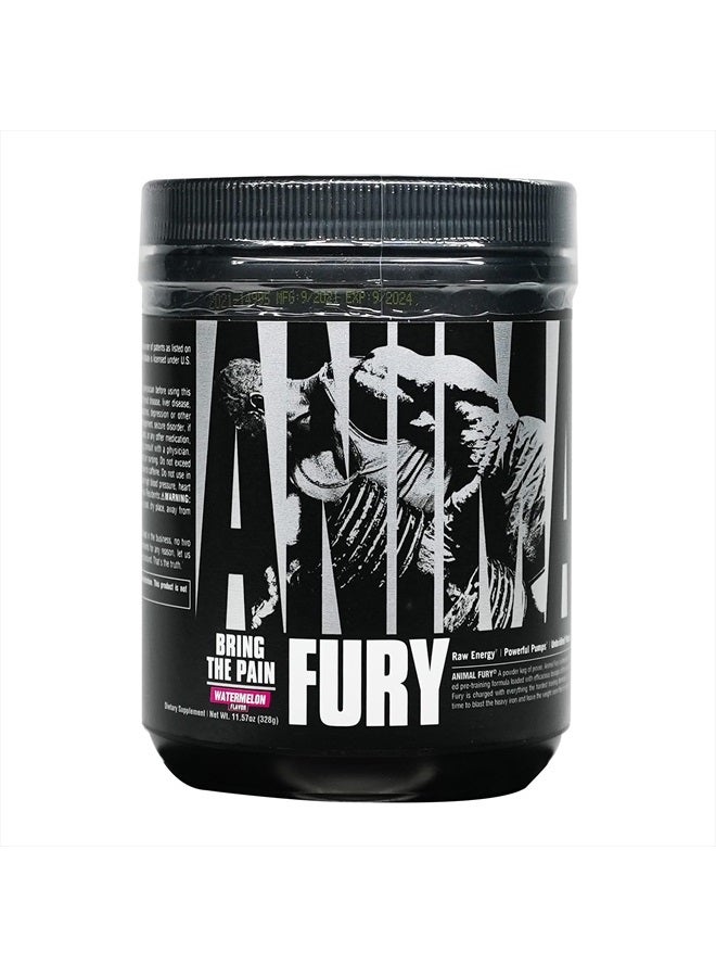 ANIMAL مكمل مسحوق فوري قبل التمرين - زود طاقتك في التمرين مع المزيد من التركيز والطاقة والقدرة على التحمل والضخ، بطيخ، 20 حصة، 11.28 أونصة - Image 1