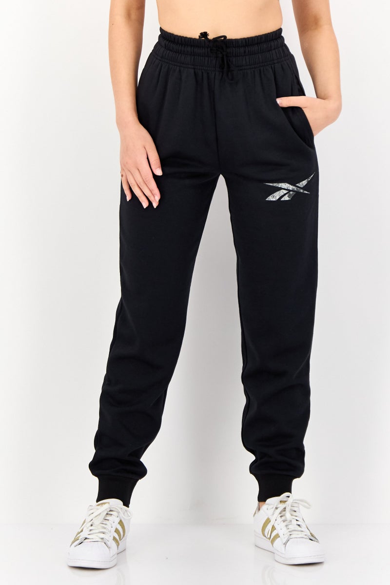 Reebok Women Sportswear Fit Training Track Pants, Black - Image 1