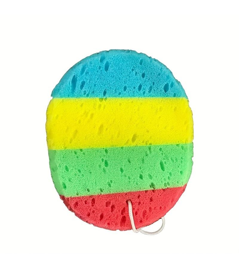 Large Super Soft Iridescent Oval Bath Sponge Exfoliating Body Tool - Image 5
