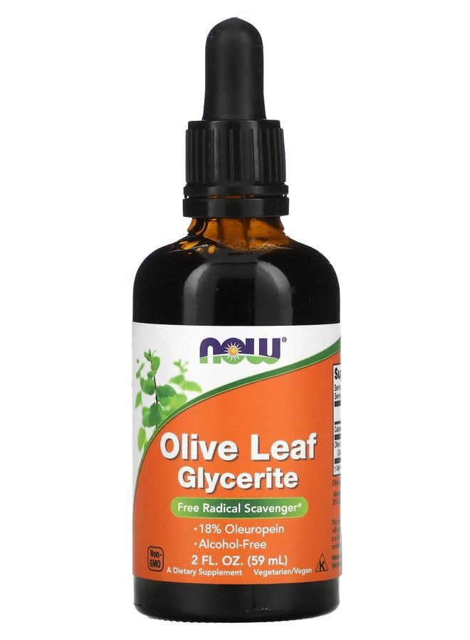 now Olive Leaf Glycerite 2 fl oz (59 ml)