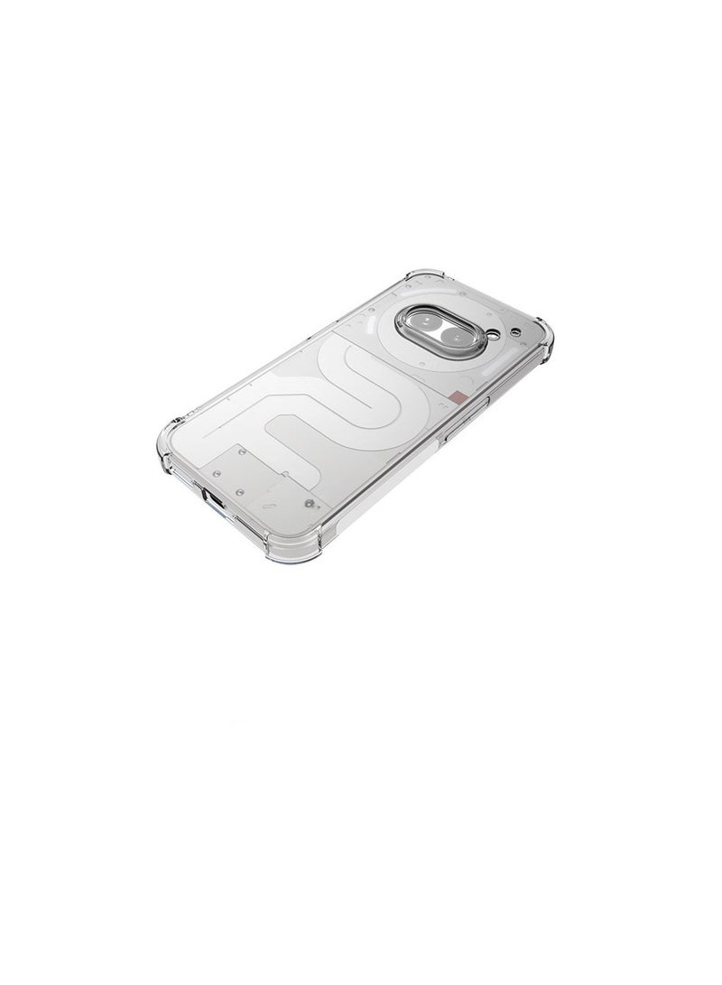 URBBKING Four Corners TPU Shock-Absorption Flexible Cell Phone Case Cover For Nothing phone 2A Clear - Image 5