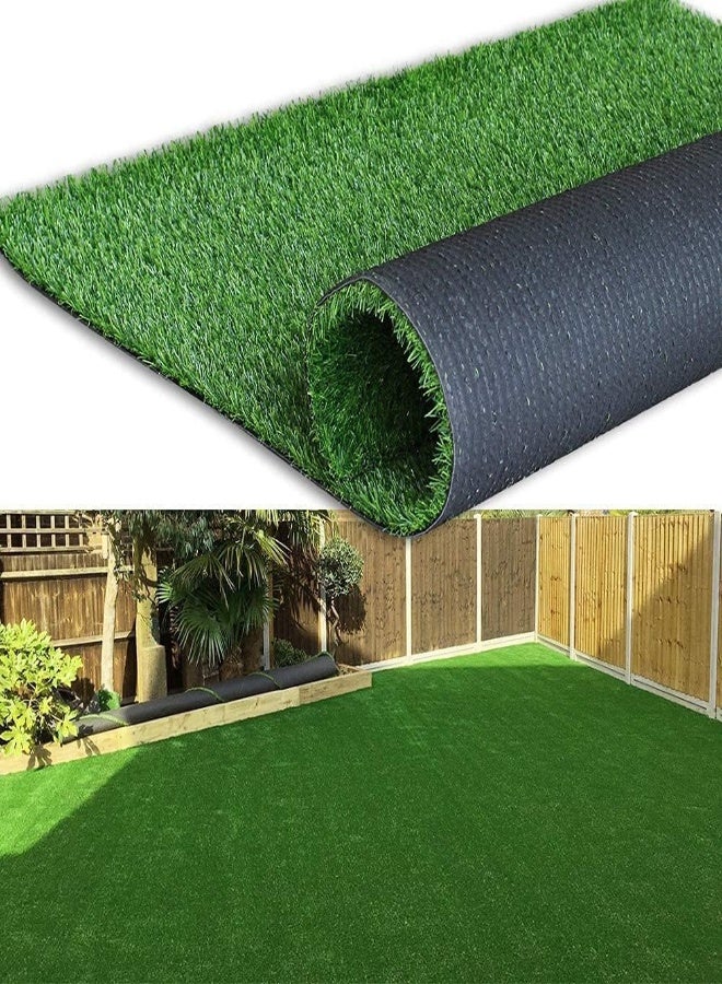 AKDC Ecvv Artificial Grass Carpet Fake Grass Turf 30Mm Garden Lawn Landscape Balcony Synthetic Turf Mat - Thick Fake Grass Pet Pad (200Cm X 200Cm, Green) - Image 1