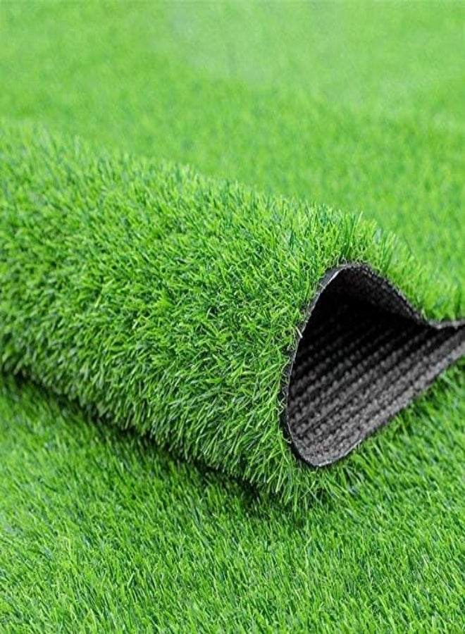 AKDC Ecvv Artificial Grass Carpet Fake Grass Turf 30Mm Garden Lawn Landscape Balcony Synthetic Turf Mat - Thick Fake Grass Pet Pad (200Cm X 200Cm, Green) - Image 5