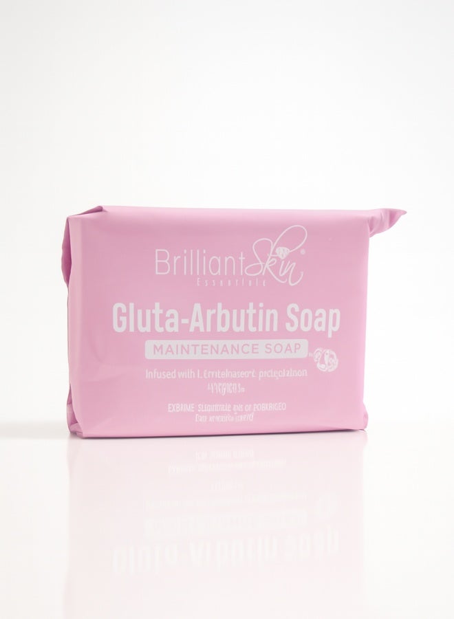 Brilliant Skin Essentials Gluta Arbutin Soap 135g Whitening Brightening Face And Body Soap With Glutathione Alpha Arbutin Salicylic Acid And Goats Milk Moisturizing Hydrating Skin Care Soap - Image 1