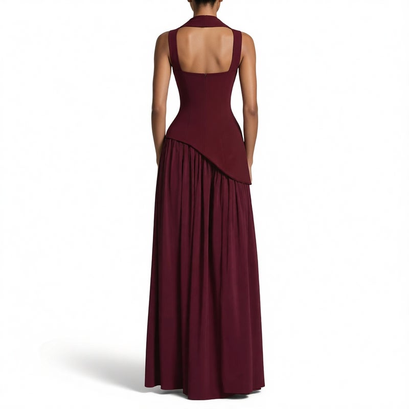 Women's Summer Pleated Split Dress - Image 3