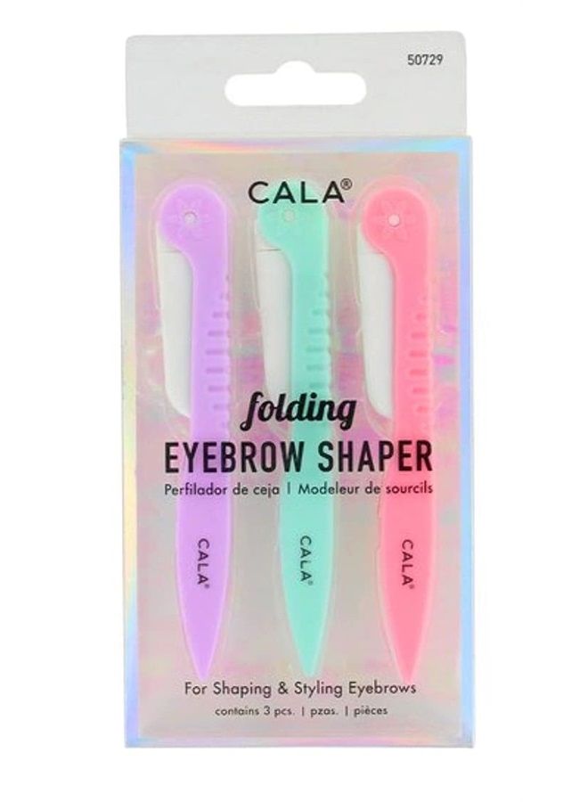 CALA Folding eyebrow shaper 3 count, 3 Count - Image 2