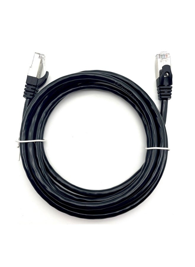 Generic Category 6 High-speed Cat6 Network Cable 1M/2/3/5/10/20/30/40/50 M Finished Jumper Black-Line Length:1 M  - Image 1