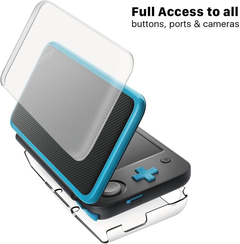 VSEER New 2DS XL Case - Crystal Transparent Hard Shell Protective Case Cover Skin Ultra Clear Anti-Scratch Accessory Compatible with New 2017 2DS XL LL - Image 4